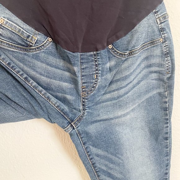 Levi's Maternity Ankle Skinny Over the Belly Jeans size large - Picture 4 of 9